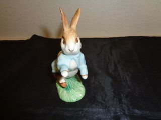 Vintage Beatrix Potter Peter Rabbit Porcelain Figurine Royal Albert England 1989