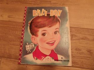 Vintage Bonnie Book 1953 Bill Boy Fold Out Doll Jack In The Book Great