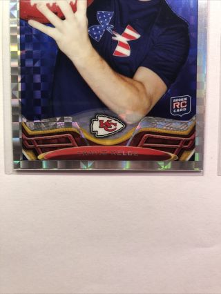 2013 TRAVIS KELCE Rookie X - Fractor And Base Topps Chrome Kansas City Chiefs 118 3