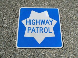C.  H.  P.  California Highway Patrol Freeway Highway Road Street Sign Man Cave