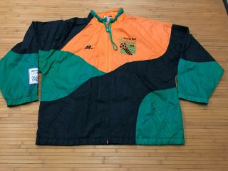 Mens Xl - Vtg 1994 World Cup Usa Ireland Soccer Team 90s Windbreaker Zip Jacket