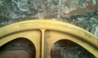 Skyway tuff 2 yellow front wheel old school bmx torker pk ripper haro 3