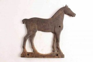 Antique Dempster Horse Cast Iron Windmill Weight 58g