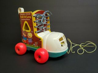 Vintage Fisher - Price Pull - A - Long Lacing Show 146 (1970) Look