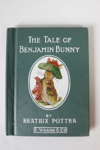 Vintage The Tale Of Benjamin Bunny By Beatrix Potter F.  Warne & Co 1932