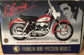 Franklin Elvis Presley 1956 Harley Davidson Sportster Motorcycle Diecast