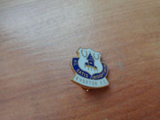Classic Vintage Everton Fc Emblem Crest Football Enamel Pin Badge