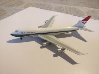 Big Bird Aeroclassics 1:400 British Airways Negus Boeing 747 747 - 100 G - Awnh