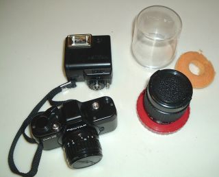 Vintage Asahi Pentax Auto 110 Camera System Lenses Flash