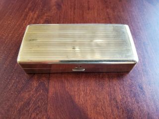 Vintage Gillette Safety Razor in Gold Gillette Case with Gold Safety Razor Box 2
