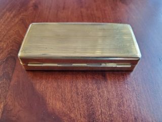 Vintage Gillette Safety Razor in Gold Gillette Case with Gold Safety Razor Box 3