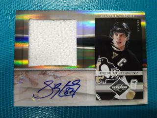 2010/11 Panini Limited Sidney Crosby Jersey Autograph Swatch 07/49