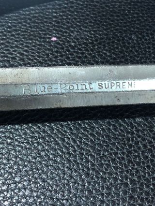 Vintage Blue Point Supreme Tools Double Open End Wrench 5/8 X 3/4 S - 2024 Usa 5