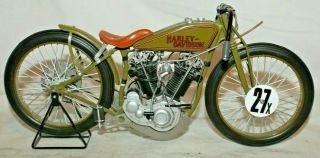 1927 Harley Davidson 8 - Valve Board Track Racing Motorcycle 1/6 Scale Model Xonex