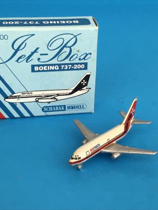 Vintage 1980’s,  Schabak,  Air Malta Airlines,  Boeing 737,  1:600,  Die Cast