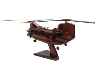 MH - 47 MH - 47E MH - 47G 160th Night Stalkers Soar Chinook Helicopter Wood Model 3