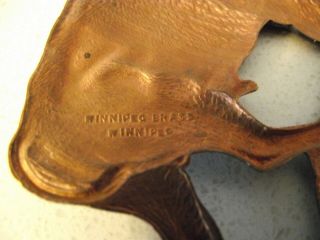 Canada ' s National Parks Buffalo license plate topper 1940 copper color 3