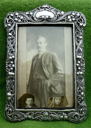 Great Looking Edwardian Silver Mounted Photo Frame (8 " X 5 ") - B 