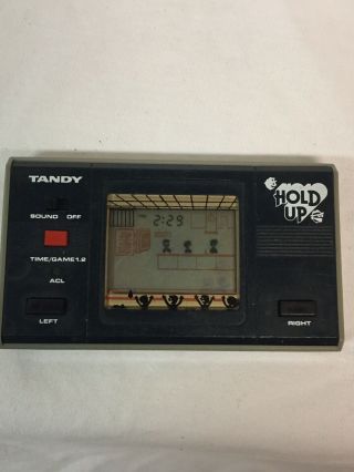 Radio Shack Tandy Hold Up Vintage Handheld Video Game Batteries Great