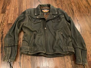 Men’s Harley Davidson Leather Jacket Size Xl