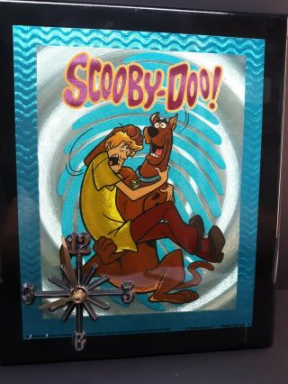 Vintage 1999 Scooby Doo & Shaggy Wall Clock Manifestations Magic Effects Plaque 3