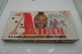 Vintage 1984 The A - Team Board Game Parker Brothers Complete