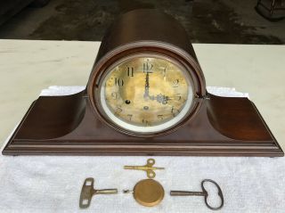 1910’s Antique Seth Thomas Mantel Clock Westminster Chimes