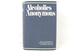 Vintage Alcoholics Anonymous Aa Big Book Third Edition 1976 Hc Dust Jacket