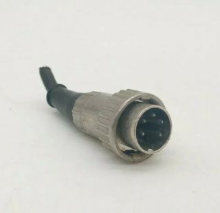 Vintage 5 Pin Microphone Cable Connector,  Johnson Cb Ham Chrome