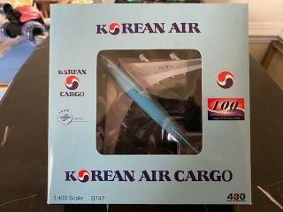 Rare Big Bird 1/400 Korean Air Cargo B747 - 200f H7408