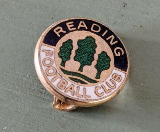 Vintage Reading Fc Football Enamel Pin Badge 1970s/1980s
