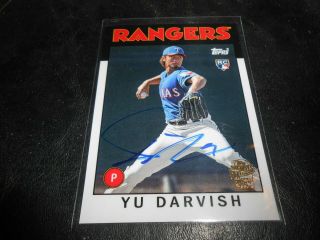 2012 Topps Archives Yu Darvish Rookie Auto