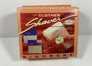 Windmere Clothes Shaver - Fabric Pill Remover Vintage