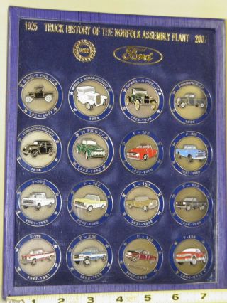 Ford Motor Commemorative Coins " The History Of The Norfolk Assembly Plant "