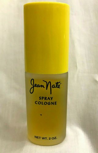 Vintage Jean Nate Spray Cologne 2 Oz Frosted Glass Usa Lavin Charles Ritz