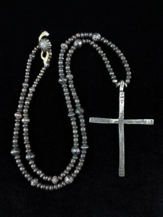Antique Navajo Cross Necklace