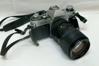 Vintage Canon Ae - 1 35mm Film Camera With Rmc Tokina 35 - 105mm 1: 3.  5 - 4.  3 Lens