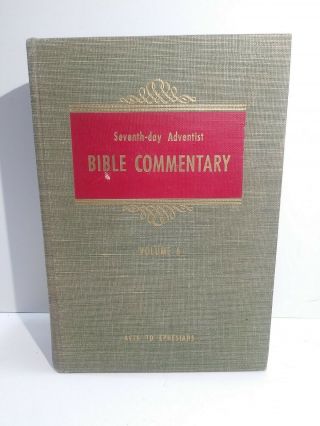 Vintage Seventh - Day Adventist Bible Commentary Sda Volume 6 Review & Herald 1957