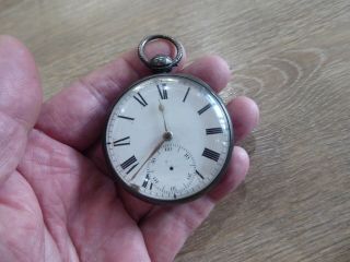 WHITECHAPEL ANTIQUE W&A CHRISTY SILVER FUSEE VERGE POCKET WATCH.  LONDON 1822 2