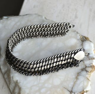 Silver Anklet,  Vintage Necklace,  Vintage Tribal Silver,  Ethnic Jewellery (v415)