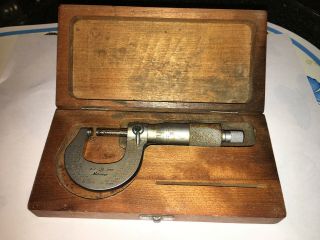 Vintage Mitutoyo Micrometer 0 - 1 0001