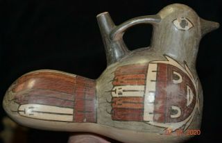 Pre Columbian Nazca Crypt Bowl,  6 " Prov