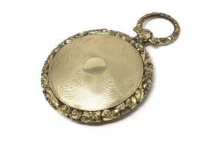 A Large Antique Victorian 9ct Gold Back & Front Locket Pendant 24609