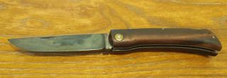 Antique Friedr Herder Abr Sohn Ace Of Spades Pocket Folding Knife Germany