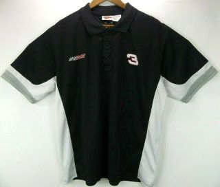 Vintage Dale Earnhardt 3 Nascar Winners Circle Embroidered Polo Shirt Men 