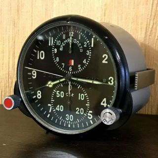Cockpit Military Clock Achs 1 Ussr 2 Days Stopwatch Chchz Rare Air Force Flight