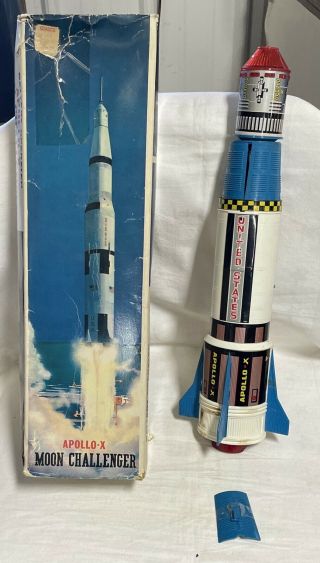 For Colonel_klink_1939 Only Vintage 1960s Apollo X Moon Challenger Nomura Rocket