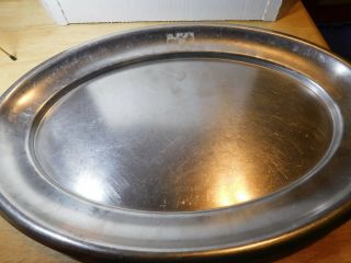 Plate Legion Utensils Stainless Steel Oval Serving Platter 17”x12 3/8 