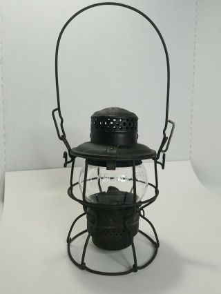 Armspear Mfg Co.  York 1925 Railroad Lantern,  Rare N&w Ry Complete W/burner