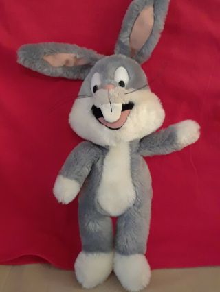 Bugs Bunny Plush Mighty Star 1993 Warner Brothers Stuffed Animal Rabbit Vtg